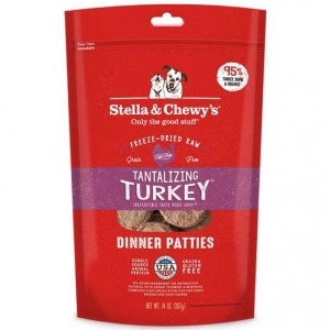 Stella & Chewy's Dog Freeze-Dried Dinner Patties Tantalizing Turkey 14oz